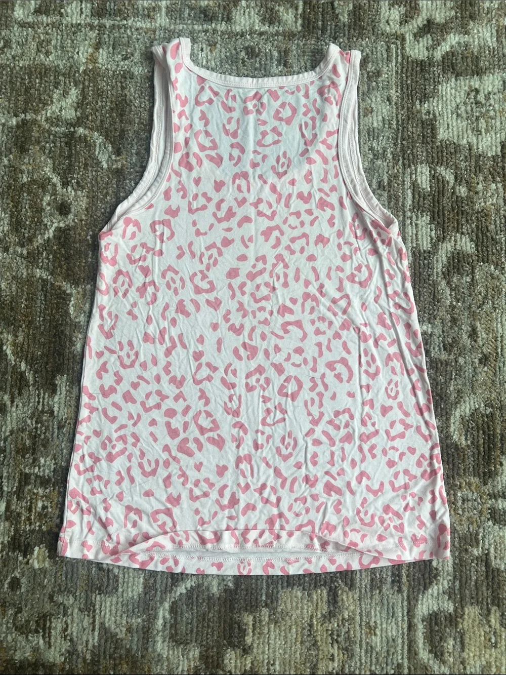 Kyte Baby Pink Sakura Leopard Tank Top & Shorts Pajama Set
